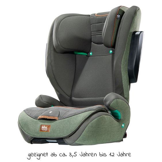 Joie Signature Kindersitz i-Traver i-Size ab 3,5 Jahre - 12 Jahre (100 cm - 150 cm) nur 5,6 kg leicht inkl. Isofix - Signature - Pine