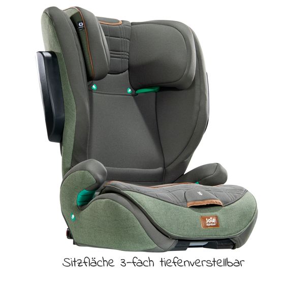 Joie Signature Kindersitz i-Traver i-Size ab 3,5 Jahre - 12 Jahre (100 cm - 150 cm) nur 5,6 kg leicht inkl. Isofix - Signature - Pine