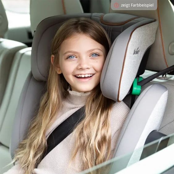 Joie Signature Child seat i-Traver with summer cover from 3.5 years-12 years (100 cm - 150 cm) only 5.6 kg light incl. Isofix - Signature - Pine