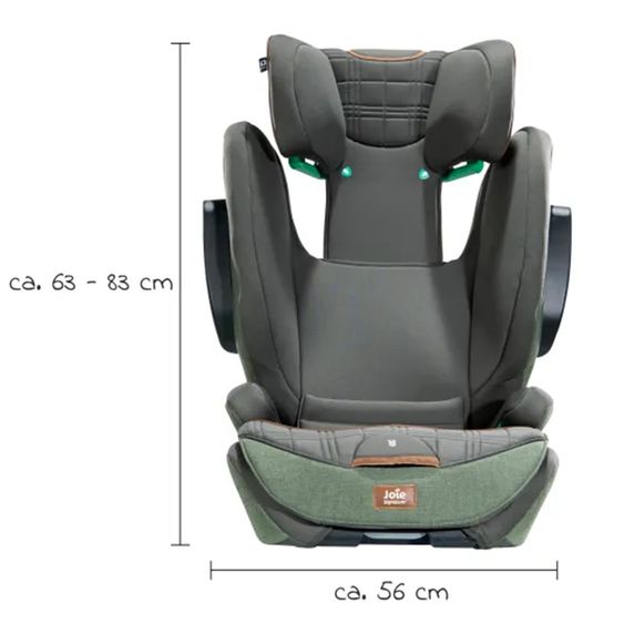 Joie Signature Child seat i-Traver with summer cover from 3.5 years-12 years (100 cm - 150 cm) only 5.6 kg light incl. Isofix - Signature - Pine