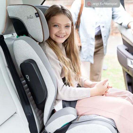 Joie Signature Child seat i-Traver with summer cover from 3.5 years-12 years (100 cm - 150 cm) only 5.6 kg light incl. Isofix - Signature - Pine