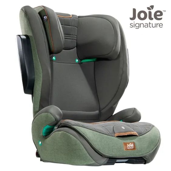 Joie Signature Child seat i-Traver with summer cover from 3.5 years-12 years (100 cm - 150 cm) only 5.6 kg light incl. Isofix - Signature - Pine