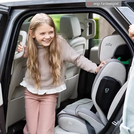 Joie Signature Child seat i-Traver with summer cover from 3.5 years-12 years (100 cm - 150 cm) only 5.6 kg light incl. Isofix - Signature - Pine