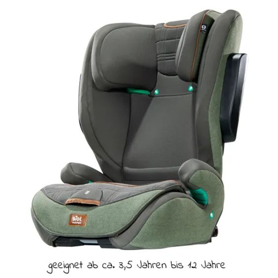 Joie Signature Child seat i-Traver with summer cover from 3.5 years-12 years (100 cm - 150 cm) only 5.6 kg light incl. Isofix - Signature - Pine