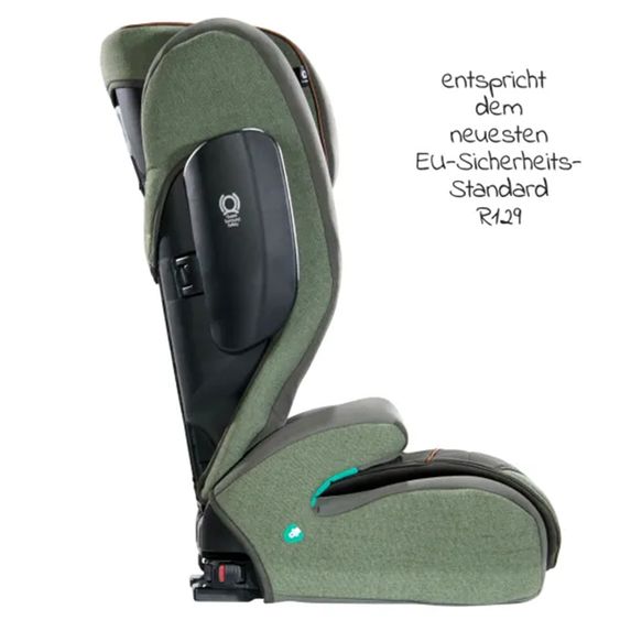 Joie Signature Child seat i-Traver with summer cover from 3.5 years-12 years (100 cm - 150 cm) only 5.6 kg light incl. Isofix - Signature - Pine