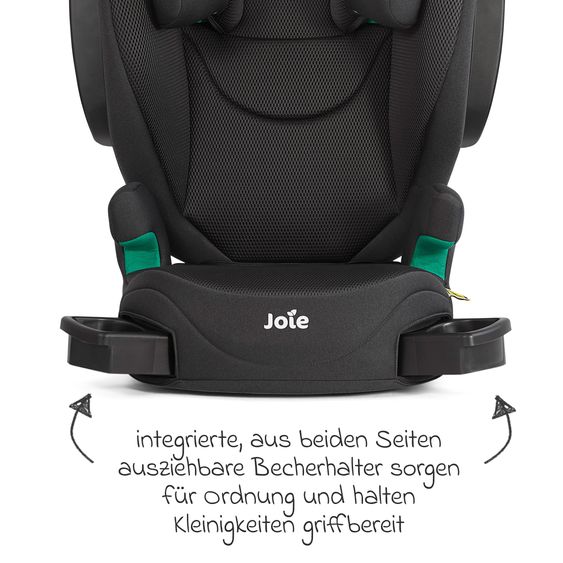 joie Kindersitz i-Trillo FX i-Size ab 3,5 Jahre -12 Jahre (100 cm -150 cm) inkl. Getränkehalter - Mercury Mesh