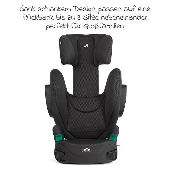 joie Kindersitz i-Trillo FX i-Size ab 3,5 Jahre -12 Jahre (100 cm -150 cm) inkl. Getränkehalter - Mercury Mesh