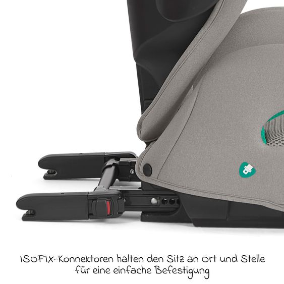 joie Kindersitz i-Trillo FX i-Size ab 3,5 Jahre -12 Jahre (100 cm -150 cm) inkl. Getränkehalter - Quartz Mesh