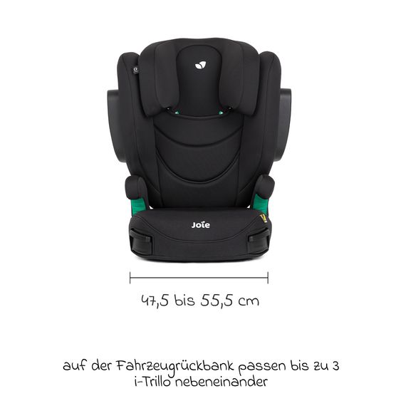 joie Kindersitz i-Trillo FX i-Size ab 3,5 Jahre - 12 Jahre (100 cm - 150 cm) inkl. Getränkehalter - Shale
