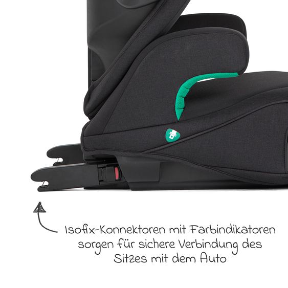 joie Kindersitz i-Trillo FX i-Size ab 3,5 Jahre - 12 Jahre (100 cm - 150 cm) inkl. Getränkehalter - Shale