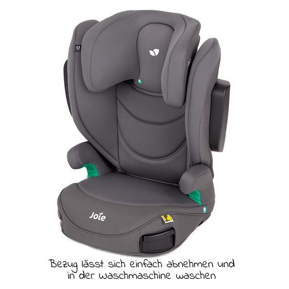 joie Kindersitz i-Trillo FX i-Size ab 3 Jahre -12 Jahre (100 cm -150 cm) inkl. Getränkehalter - Thunder