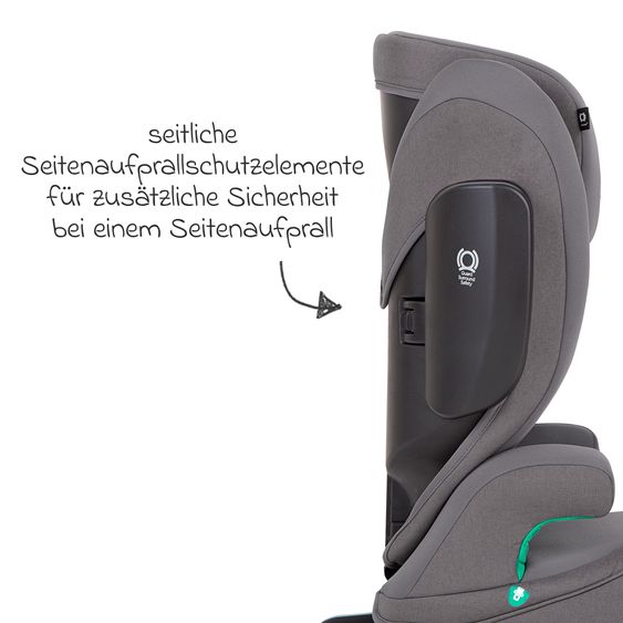 joie Kindersitz i-Trillo FX i-Size ab 3,5 Jahre - 12 Jahre (100 cm - 150 cm) inkl. Getränkehalter - Thunder