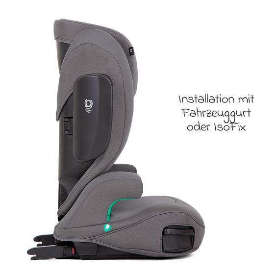 joie Kindersitz i-Trillo FX i-Size ab 3,5 Jahre - 12 Jahre (100 cm - 150 cm) inkl. Getränkehalter - Thunder