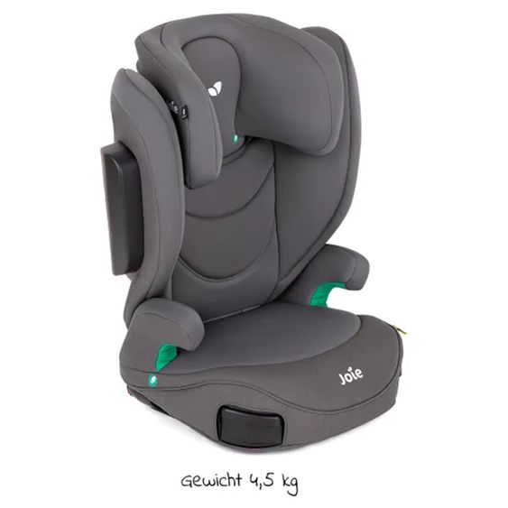 joie Kindersitz i-Trillo FX i-Size mit Sommerbezug ab 3,5 Jahre - 12 Jahre (100 cm -150 cm) inkl. Getränkehalter - Thunder