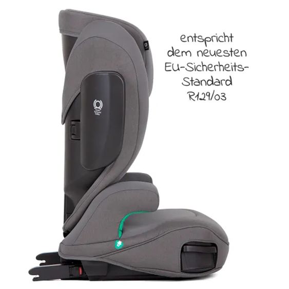 joie Kindersitz i-Trillo FX i-Size mit Sommerbezug ab 3,5 Jahre - 12 Jahre (100 cm -150 cm) inkl. Getränkehalter - Thunder