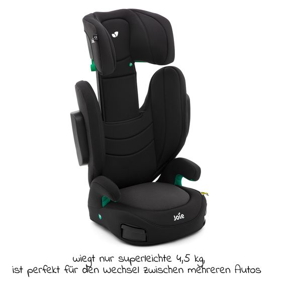 joie Kindersitz i-Trillo i-Size ab 3 Jahre-12 Jahre (100 cm-150 cm) inkl. Getränkehalter - Shale