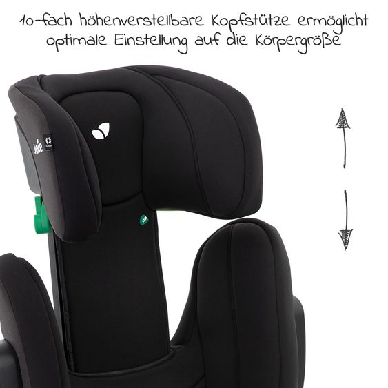 joie Kindersitz i-Trillo i-Size ab 3 Jahre-12 Jahre (100 cm-150 cm) inkl. Getränkehalter - Shale