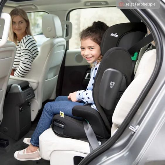 joie Kindersitz i-Trillo i-Size mit Sommerbezug ab 3 Jahre - 12 Jahre (100 cm -150 cm) inkl. Getränkehalter - Dark Pewter
