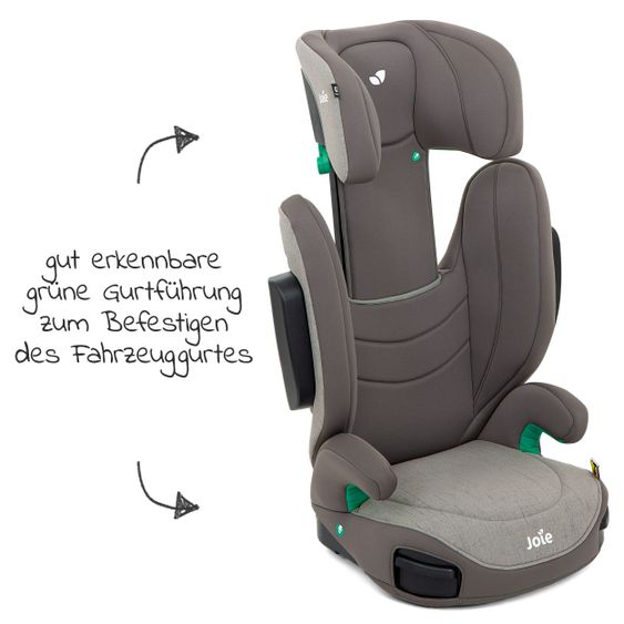 joie Child seat i-Trillo LX i-Size from 3 years - 12 years (100-150 cm) incl. Car - Organizer - Dark Pewter