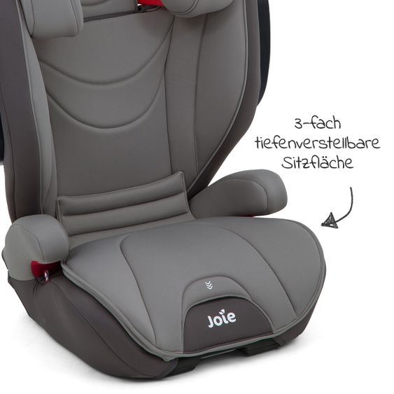 joie Kindersitz Traver Gruppe 2/3 - ab 3 Jahre - 12 Jahre (15-36 kg) mit Isofix- Dark Pewter
