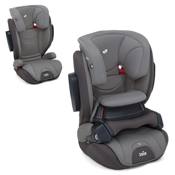 joie Kindersitz Traver Shield Gruppe 1/2/3 - ab 12 Monate - 12 Jahre (9-36 kg) mit Isofix - Dark Pewter