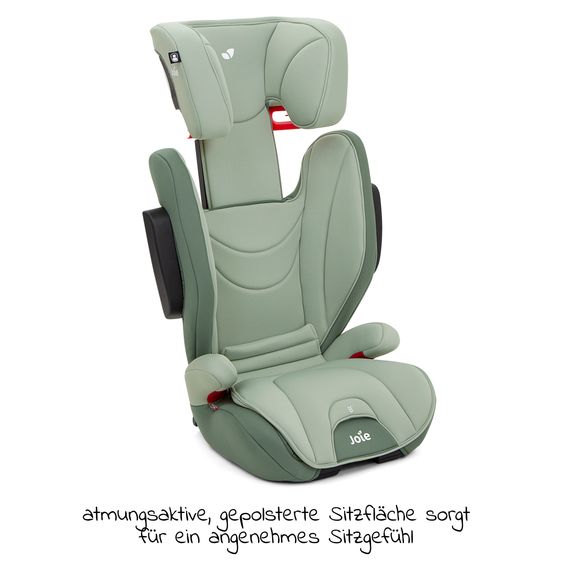 joie Kindersitz Traver Shield Gruppe 1/2/3 - ab 12 Monate - 12 Jahre (9-36 kg) mit Isofix - Laurel