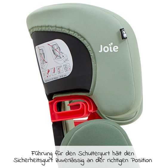 joie Kindersitz Traver Shield Gruppe 1/2/3 - ab 12 Monate - 12 Jahre (9-36 kg) mit Isofix - Laurel