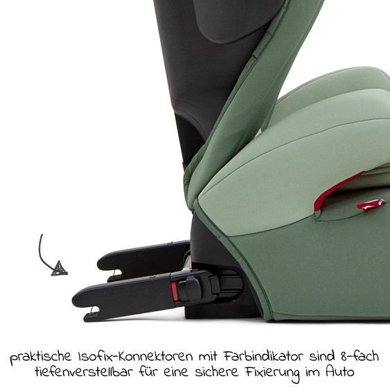 joie Kindersitz Traver Shield Gruppe 1/2/3 - ab 12 Monate - 12 Jahre (9-36 kg) mit Isofix - Laurel