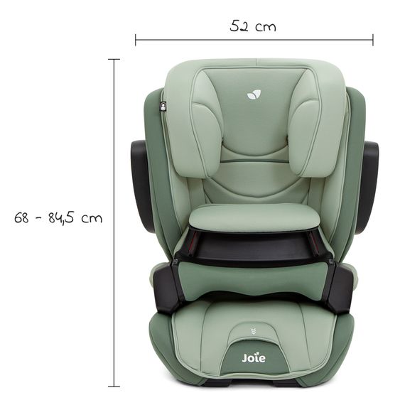 joie Kindersitz Traver Shield Gruppe 1/2/3 - ab 12 Monate - 12 Jahre (9-36 kg) mit Isofix - Laurel