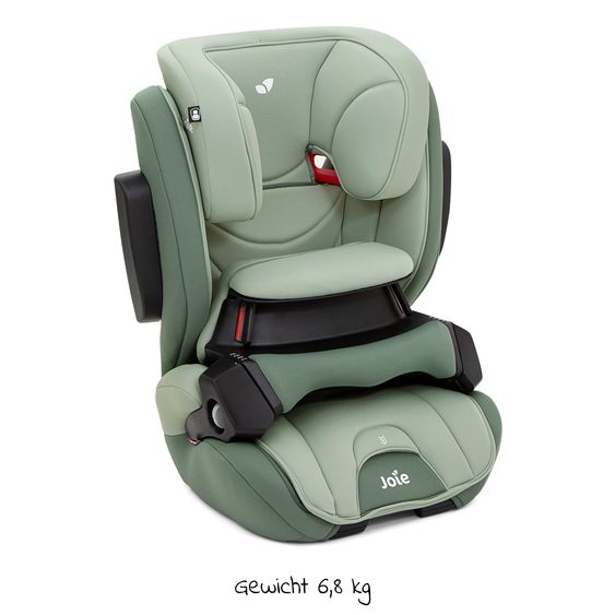 joie Kindersitz Traver Shield Gruppe 1/2/3 - ab 12 Monate - 12 Jahre (9-36 kg) mit Isofix - Laurel