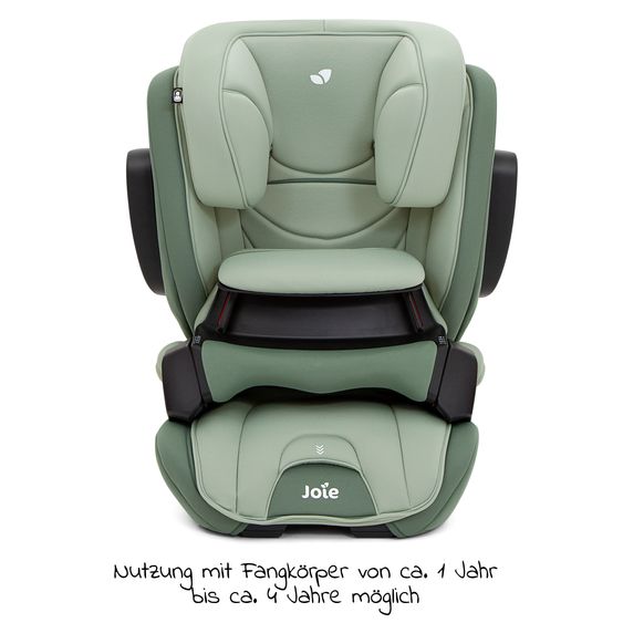 joie Kindersitz Traver Shield Gruppe 1/2/3 - ab 12 Monate - 12 Jahre (9-36 kg) mit Isofix - Laurel