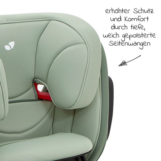 joie Kindersitz Traver Shield Gruppe 1/2/3 - ab 12 Monate - 12 Jahre (9-36 kg) mit Isofix - Laurel