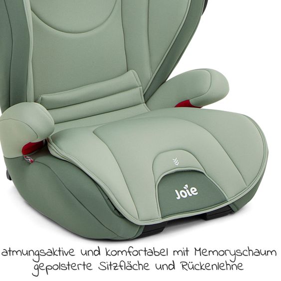 joie Kindersitz Traver Shield Gruppe 1/2/3 - ab 12 Monate - 12 Jahre (9-36 kg) mit Isofix inkl. Auto - Organizer - Laurel