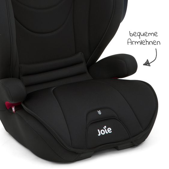 joie Kindersitz Traver Shield Gruppe 1/2/3 - ab 12 Monate - 12 Jahre (9-36 kg) mit Isofix  inkl. Auto - Organizer Coal