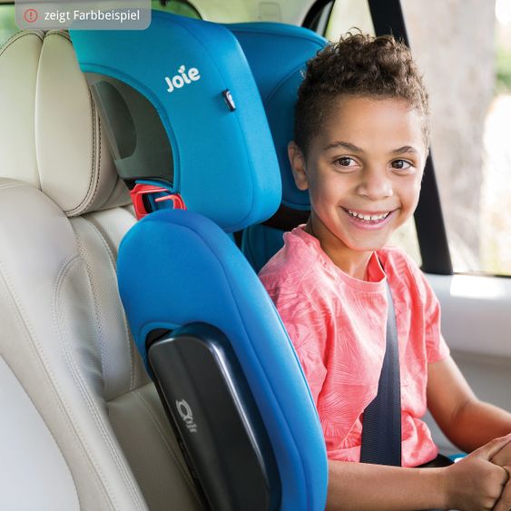 joie Kindersitz Traver Shield Gruppe 1/2/3 - ab 12 Monate - 12 Jahre (9-36 kg) mit Isofix  inkl. Auto - Organizer Coal