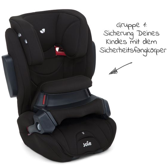 joie Child seat Traver Shield incl. Car - Organizer Coal