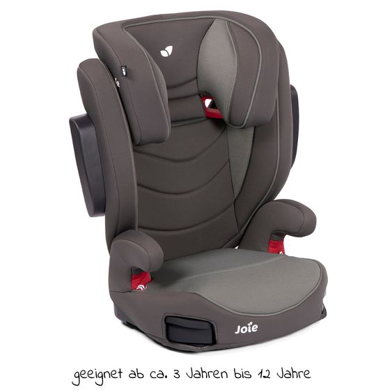 joie Kindersitz Trillo LX Gruppe 2/3 ab 3 Jahre - 12 Jahre (15-36 kg) mit Isofix inkl. Getränkehalter - Dark Pewter