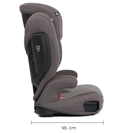 joie Kindersitz Trillo LX Gruppe 2/3 ab 3 Jahre - 12 Jahre (15-36 kg) mit Isofix inkl. Getränkehalter - Dark Pewter