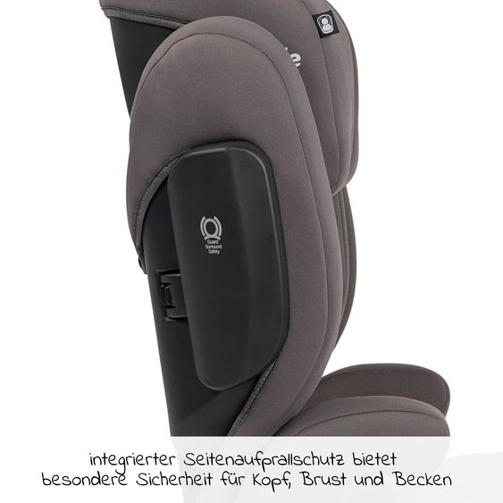 joie Kindersitz Trillo LX Gruppe 2/3 ab 3 Jahre - 12 Jahre (15-36 kg) mit Isofix inkl. Getränkehalter - Dark Pewter