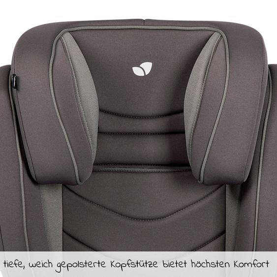 joie Kindersitz Trillo LX Gruppe 2/3 ab 3 Jahre - 12 Jahre (15-36 kg) mit Isofix inkl. Getränkehalter - Dark Pewter