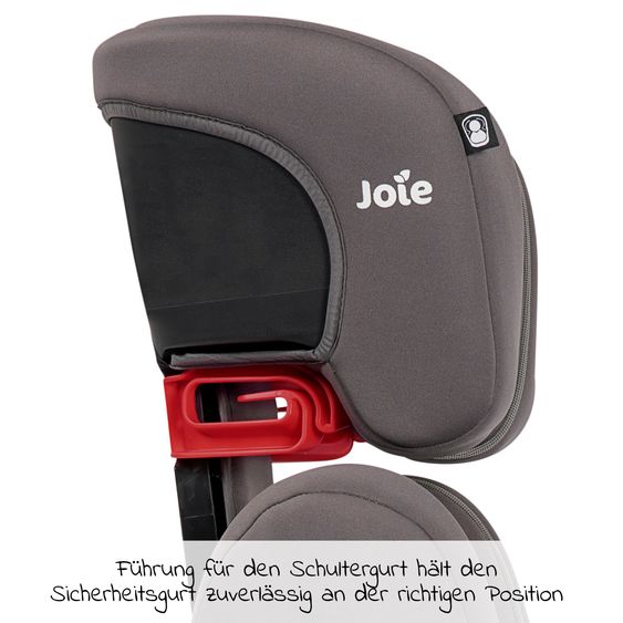 joie Kindersitz Trillo LX Gruppe 2/3 ab 3 Jahre - 12 Jahre (15-36 kg) mit Isofix inkl. Getränkehalter - Dark Pewter