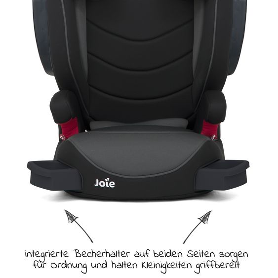 joie Kindersitz Trillo LX Gruppe 2/3 - ab 3 Jahre - 12 Jahre (15-36 kg) mit Isofix inkl. Getränkehalter - Ember