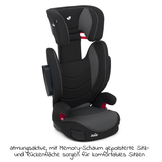 joie Kindersitz Trillo Shield Gruppe 1/2/3 - ab 12 Monate - 12 Jahre (9-36 kg) mit Isofix inkl. Getränkehalter - Ember
