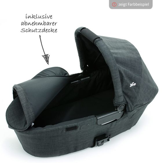 joie Kombi-Kinderwagen Chrome DLX Set inkl. Babywanne, Fußsack und Regenschutz - Dots