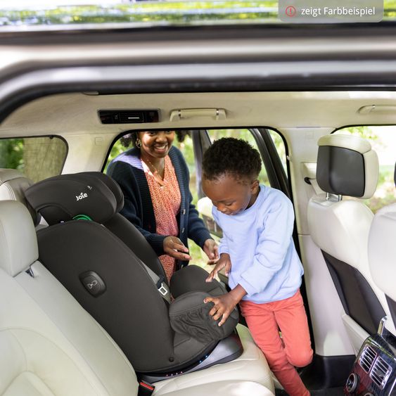 joie Reboarder-Kindersitz Every Stage R129 ab Geburt -12 Jahre (40 cm - 150 cm) Instalation mit dem Fahrzeuggurt inkl. Sitzverkleinerer - Cobblestone