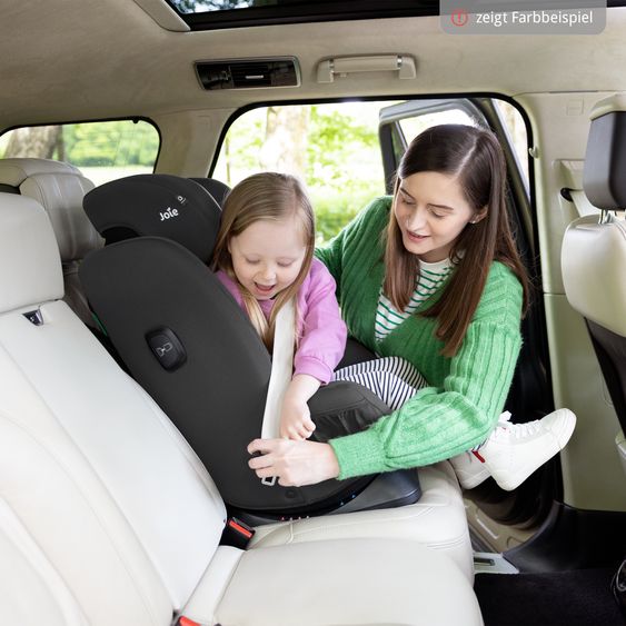 joie Reboarder-Kindersitz Every Stage R129 ab Geburt -12 Jahre (40 cm - 150 cm) Instalation mit dem Fahrzeuggurt inkl. Sitzverkleinerer - Moss