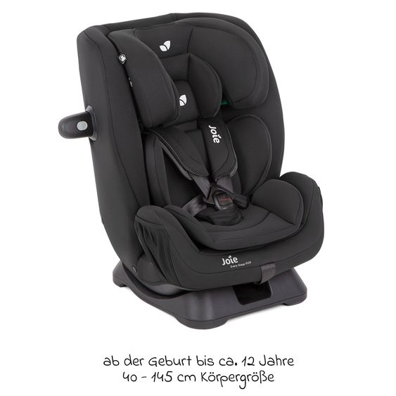 joie Reboarder-Kindersitz Every Stage R129 ab Geburt -12 Jahre (40 cm - 150 cm) Instalation mit dem Fahrzeuggurt inkl. Sitzverkleinerer - Shale