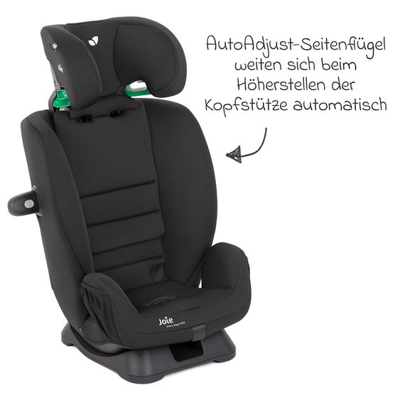 joie Reboarder-Kindersitz Every Stage R129 ab Geburt -12 Jahre (40 cm - 150 cm) Instalation mit dem Fahrzeuggurt inkl. Sitzverkleinerer - Shale