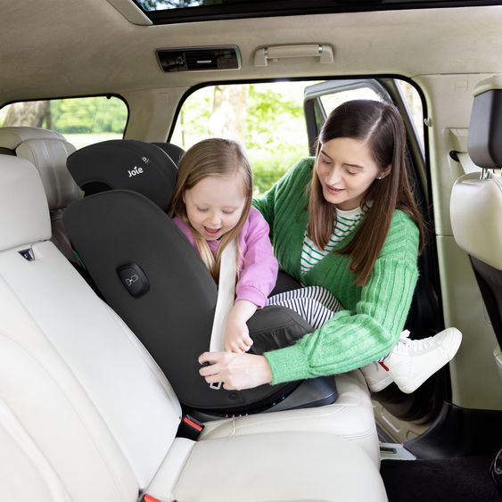 joie Reboarder-Kindersitz Every Stage R129 ab Geburt -12 Jahre (40 cm - 150 cm) Instalation mit dem Fahrzeuggurt inkl. Sitzverkleinerer - Shale