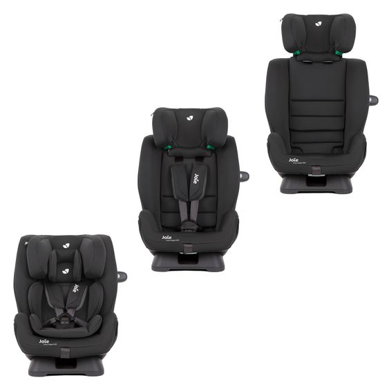 joie Reboarder-Kindersitz Every Stage R129 ab Geburt -12 Jahre (40 cm - 150 cm) Instalation mit dem Fahrzeuggurt inkl. Sitzverkleinerer - Shale